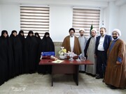 مسئولان جامعه‌المصطفی‌العالمیه واحد گرگان با مسئولان حوزه علمیه خواهران گلستان دیدار کردند