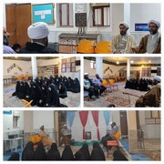 بازدید مدیر حوزه های علیه خواهران از مدرسه علمیه حضرت زینب کبری(س) بشاگرد در هرمزگان