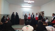 تعامل حوزه علمیه خواهران استان مرکزی و جمعیت هلال احمر