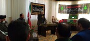 میهمانی وادع با شهید گمنام در موسسه آموزش عالی امام حسین(ع) یزد برگزار شد