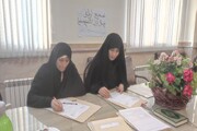 تصحیح اوراق امتحانی متمرکز مدارس علمیه خواهران همدان