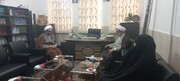 دیدار مدیر حوزه علمیه خواهران استان یزد با  امام جمعه مهریز