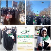 تصاویر/ حضور طلاب مدارس علمیه خواهران استان فارس در راهپیمایی ۲۲بهمن