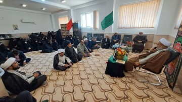 تصاویر/ برگزاری مراسم یادبود فرزند حجت الاسلام اسماعیل نیا در حوزه علمیه خواهران بوشهر