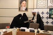 تصاویر/ مراسم تقدیر از اساتید برگزیده مرکز آموزش‌های غیرحضوری حوزه‌های علمیه خواهران