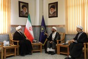 تصاویر/ دیدار مشاور وزیر کشور در امور روحانیت با مدیر حوزه‌های علمیه خواهران