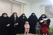 دیدار مدیر حوزه ه ی علمیه خواهران استان همدان از مادر جوان چهار فرزندی
