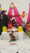 برگزاری جشن «دخترانه» در مدرسه علمیه خواهران دلوار