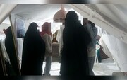 برپایی غرفه "عفاف و حجاب" توسط بانوان طلبه مشگین‌شهر
