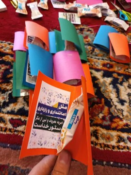تصاویر/ فعالیت های فرهنگی طلاب مدرسه علمیه فاطمة الزهرا ساوه