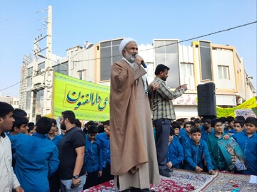 راهپیمایی ۱۳ آبان در برازجان