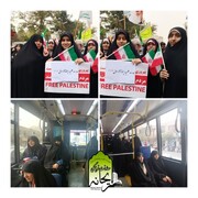 تصاویر/ حضور طلاب مدارس علمیه خواهران استان تهران در راهپیمایی ۱۳ آبان
