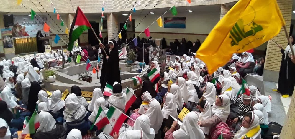 برگزاری مراسم یادبود ۲۰۰۰ شهید دانشآموز غزه در مدرسه علمیه خواهران فاطمه زهرای اطهر(س)ایلام+ تصاویر