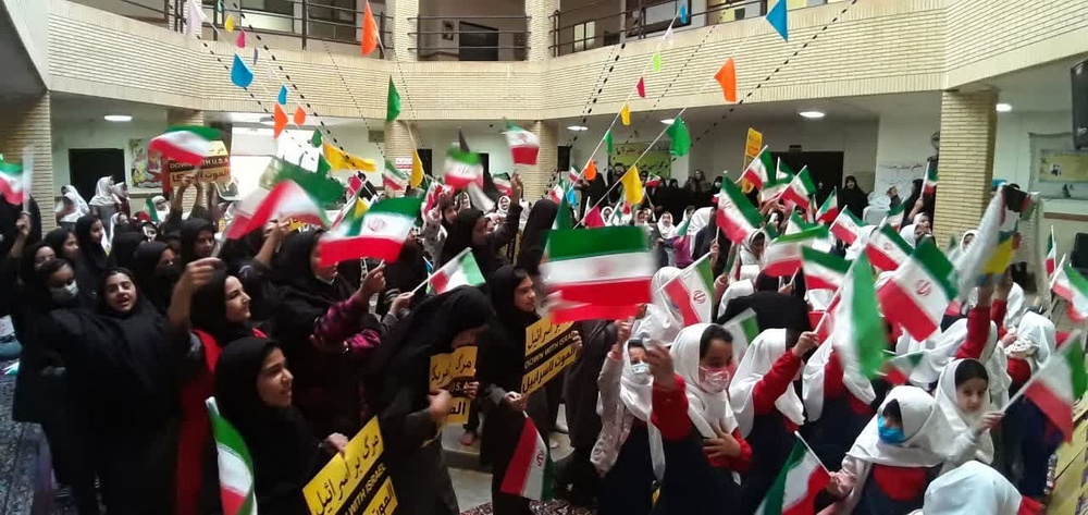 برگزاری مراسم یادبود ۲۰۰۰ شهید دانشآموز غزه در مدرسه علمیه خواهران فاطمه زهرای اطهر(س)ایلام+ تصاویر