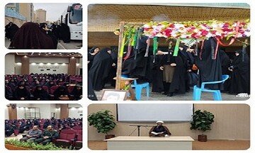 طلاب و مبلغان برتر حوزه علمیه خواهران استان فارس به سفر راهیان نور اعزام شدند