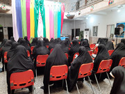 تصاویر/ تقدیر از بانوان جهادی و طرح امین مدرسه علمیه برازجان