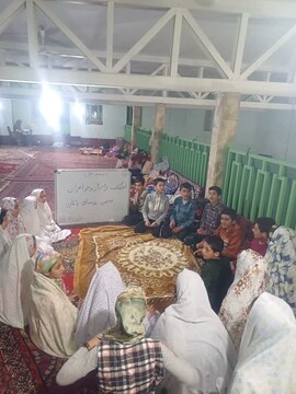 تصاویر / حضور مبلغین مدرسه علمیه صدیقه طاهره سلام الله علیها غرق آباد در مراسم اعتکاف
