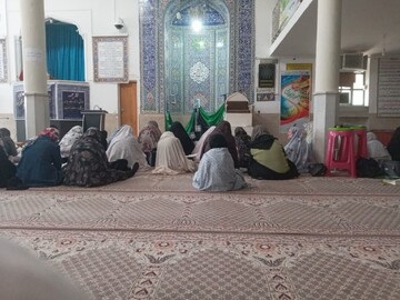 تصاویر / حضور مبلغین مدرسه علمیه صدیقه طاهره سلام الله علیها غرق آباد در مراسم اعتکاف