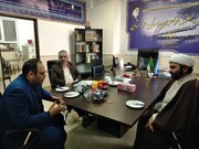 نشست مدیر حوزه علمیه خواهران خوزستان با نماینده شرکت ملی نفت+ عکس