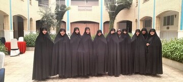 تصاویر/ حضور فرماندهان حوزه مقاومت بسیج خواهران ساوه در مدرسه علمیه فاطمه الزهرا(س)