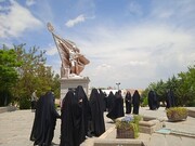 تصاویر/ اردوی زیارتی ـ سیاحتی به همدان ویژه طلاب مدرسه علمیه ریحانة النبی(س) اراک