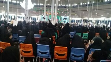 تصاویر/ حضور طلاب مدرسه علمیه حضرت زهرا (س) سنجان در حماسه سوم خرداد در اراک