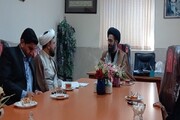 مدیر حوزه علمیه خواهران استان فارس با مسئول سازمان بسیج طلاب استان فارس دیدار کرد