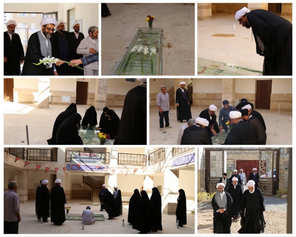 ادای احترام مدیر حوزههای علمیه خواهران کشور به مقام شامخ شهید گمنام