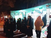 برپایی موکب فرهنگی به همت مدرسه علمیه امام صادق علیه‌السلام در شاهرود