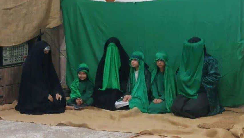 برگزاری مراسم شبی با شهدا در بافق