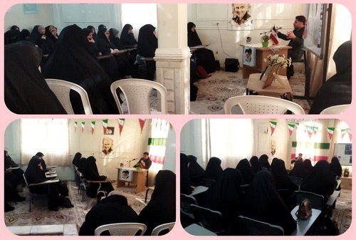 برگزاری نشست بصیرتی به مناسبت بزرگداشت یومالله ۹ دی، در مدرسه علمیه فاطمیه کاشان