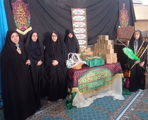 حضور چشمگیر طلاب مدارس علمیه خواهران قم در کنار دانشآموزان مدارس استان در اعتکاف