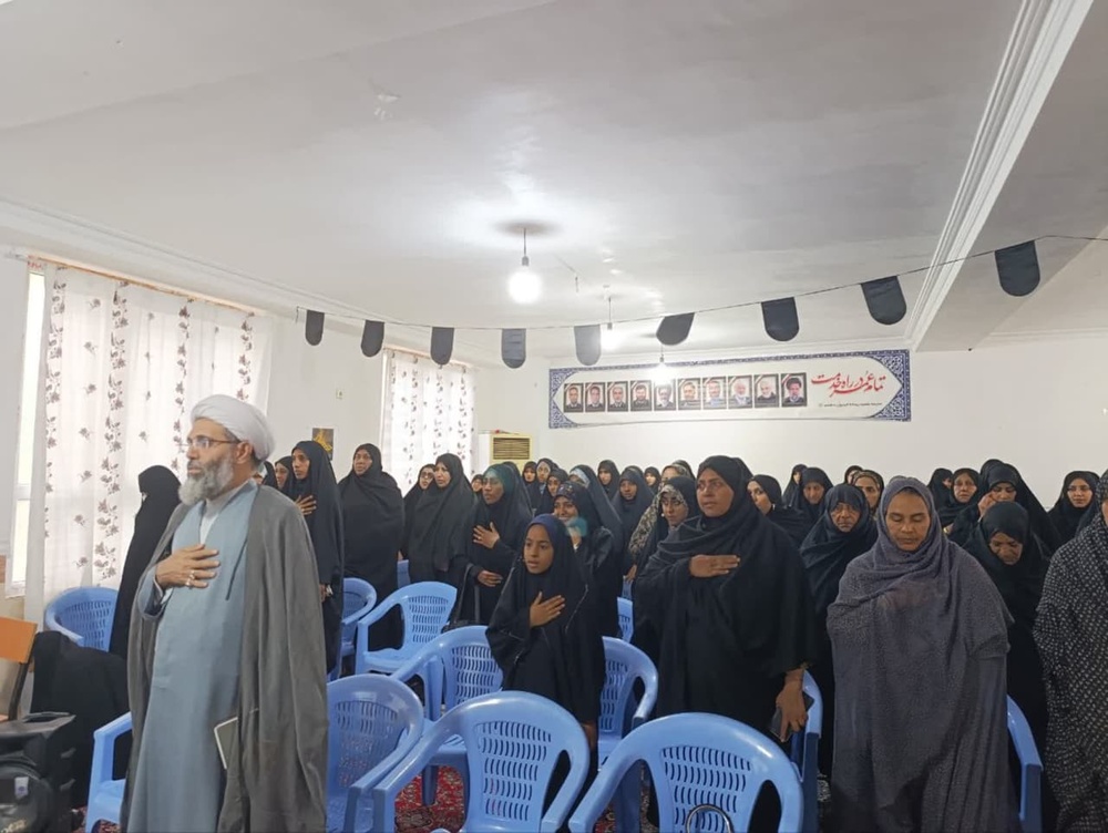 برگزاری همایش حضرت خدیجه سلام الله علیها در مدرسه علمیه شهرستان قشم