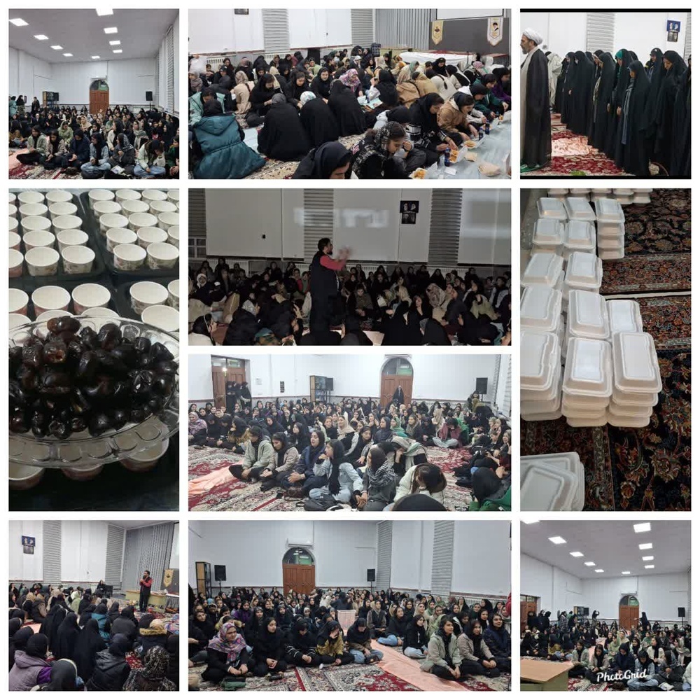 برگزاری محفل دخترانهی افطاری دانشآموزان پایه دوازدهم مدارس