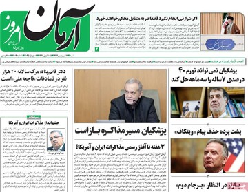 صفحه اول روزنامه‌های شنبه ۱۶ فروردین‌ماه ۱۴۰۴