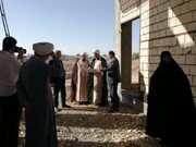 بازدید معاون منابع انسانی و پشتیبانی حوزه‌های علمیه خواهران کشور از پروژه عمرانی مدرسه علمیه فاطمیه اشکذر