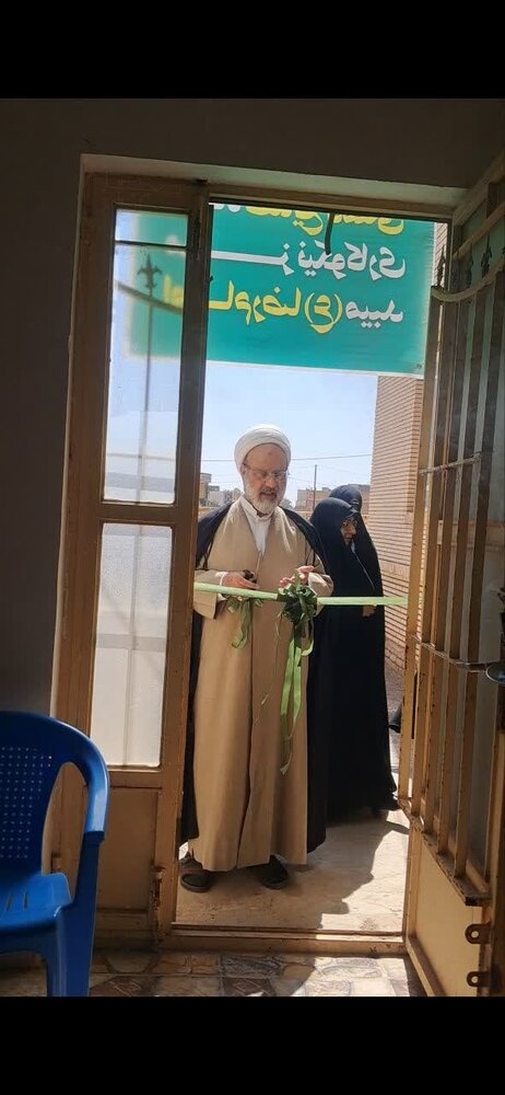 افتتاح کارگاه صنایع تولیدی وابسته به مدرسه علمیه حضرت زهرا (س) میبد