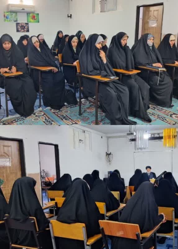 برگزاری نشست امام جمعه نسیم‌شهر با طلاب مدرسه علمیه بقیه الله (عج)