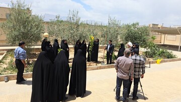 افتتاح نارنجستان حضرت زهرا(س) در مهریز