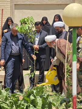 افتتاح نارنجستان حضرت زهرا(س) در مهریز