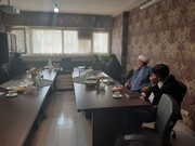 حضور معاون علمی حوزه علمیه استان خراسان در مدرسه رفیعه المصطفی (ع) تهران