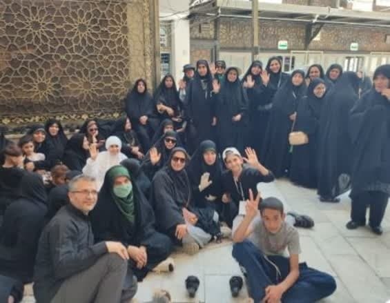 تصاویر/طلبه‌های خواهر استان کردستان در کربلا 