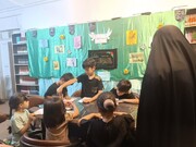 تصاویر/فعالیت مبلغان حوزه علمیه خواهران استان کرمانشاه در ایام اربعین حسینی