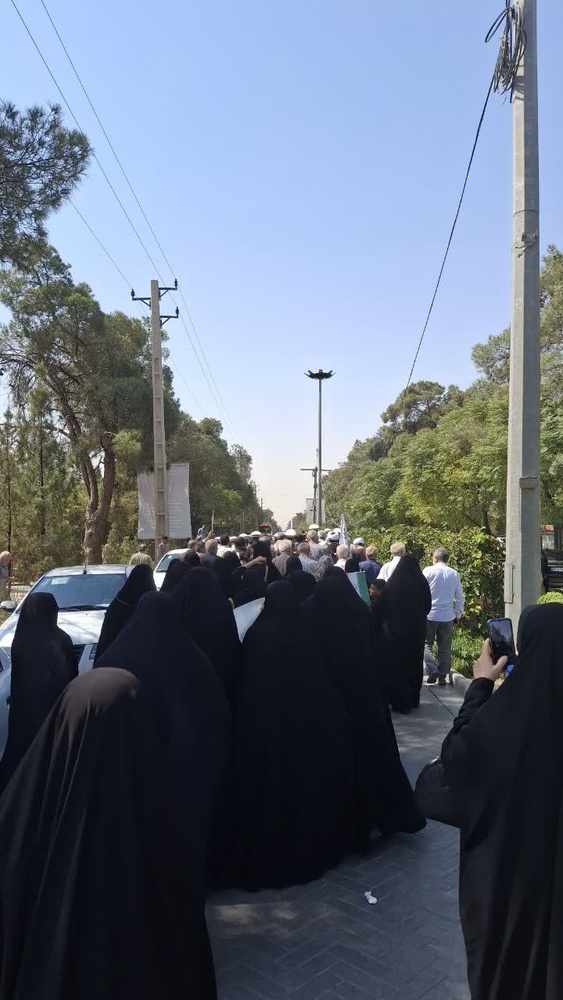 تجدید میثاق خواهران طلبه مدارس علمیه خواهران استان تهران با شهدای ۱۷ شهریور