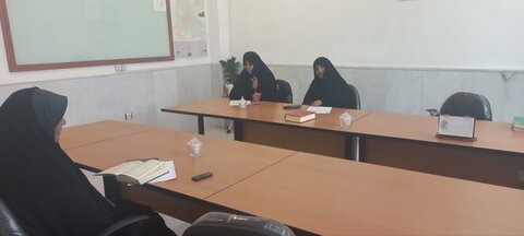 تصاویر/ مصاحبه داوطلبین حوزه در مدرسه علمیه تخصصی حضرت زینب کبری(س) رفسنجان