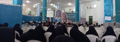 آیین آغاز سال تحصیلی جدید مدرسه علمیه فاطمیه شهرستان ریگان