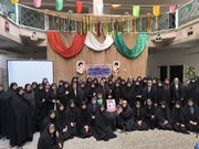 تصاویر/ همگامی علم و ایثار در مدرسه علمیه خواهران برازجان