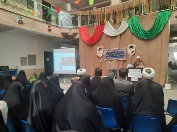 تصاویر/ همگامی علم و ایثار در مدرسه علمیه خواهران برازجان