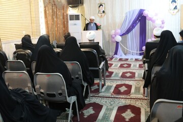 تصاویر/ برگزاری آیین افتتاحیه سال تحصیلی جدید مدرسه علمیه خواهران شهرستان عسلویه