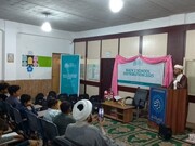 طلاب مدرسه علمیه الزهرا (س) رمشک در خدمت دانش‌آموزان مناطق محروم